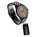 GUESS Men Gold Herrenuhr mit goldenem runden Zifferblatt und Quarzwerk 44mm Edelstahl Armband