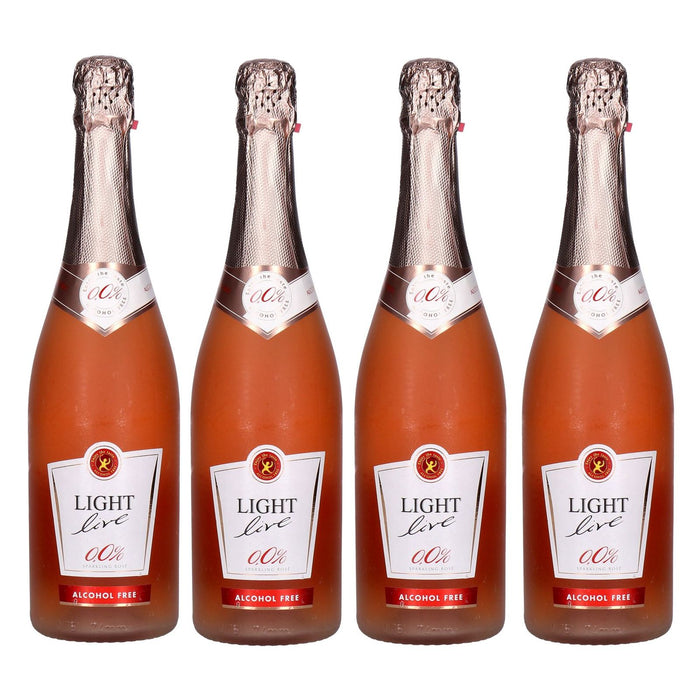 LIGHT live alkoholfrei rose Sparkling 4 x 0,75 L