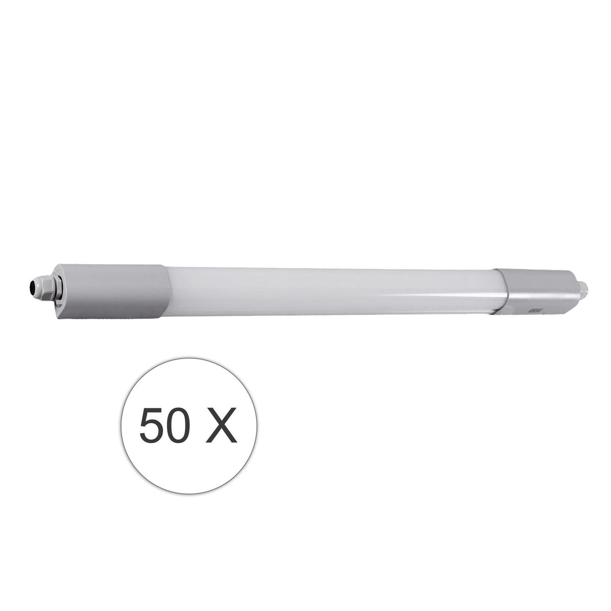 Produktbild LED Deckenleuchte - RZB LED-Feuchtraumleuchte PLANOX ECO 16W-4000K 852x61x50 PC DALI - 50 Stk.