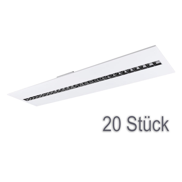 RZB LED-Rastereinbauleuchte Sonis EVO 26W 4000K 1197x297x27mm - 20 Stk
