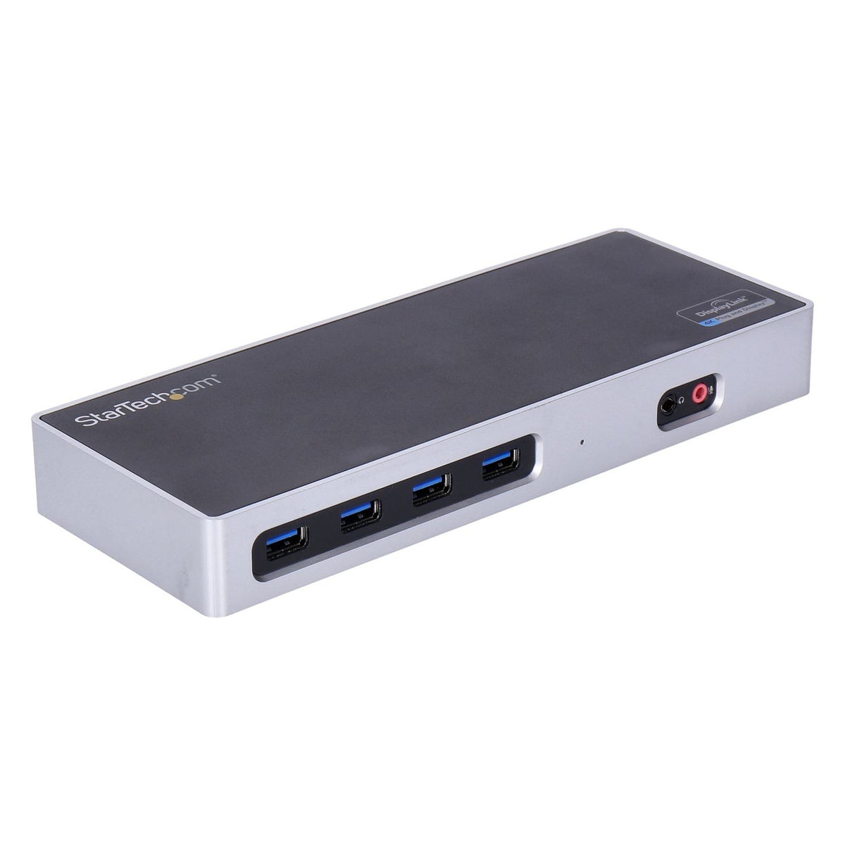 Produktbild Laptop-Dockingstation - StarTech.com Dual-4K-Dockingstation – USB-C und -A  DisplayPort für Zwei Monitore + HDMI
