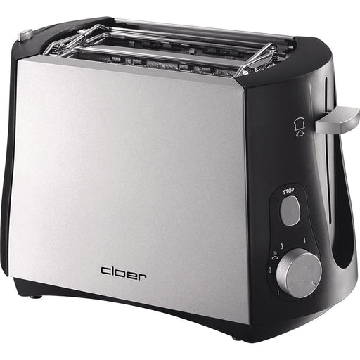 Produktbild Toaster - Cloer 2-Scheiben Toaster 3410 825 W Edelstahl (matt) / Schwarz