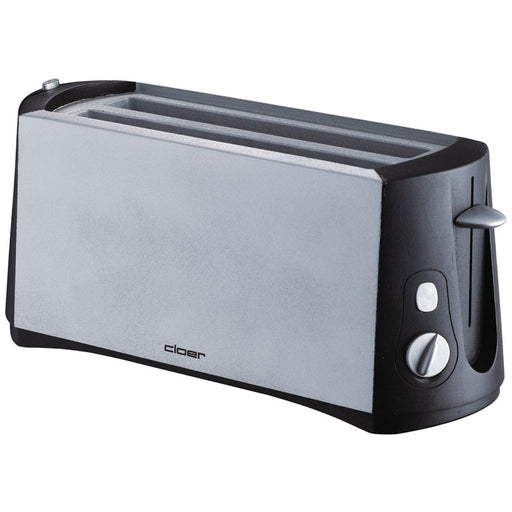 Produktbild Toaster - Cloer 3710 Toaster 4 Scheibe(n) 1380 W Schwarz, gebürsteter Stahl