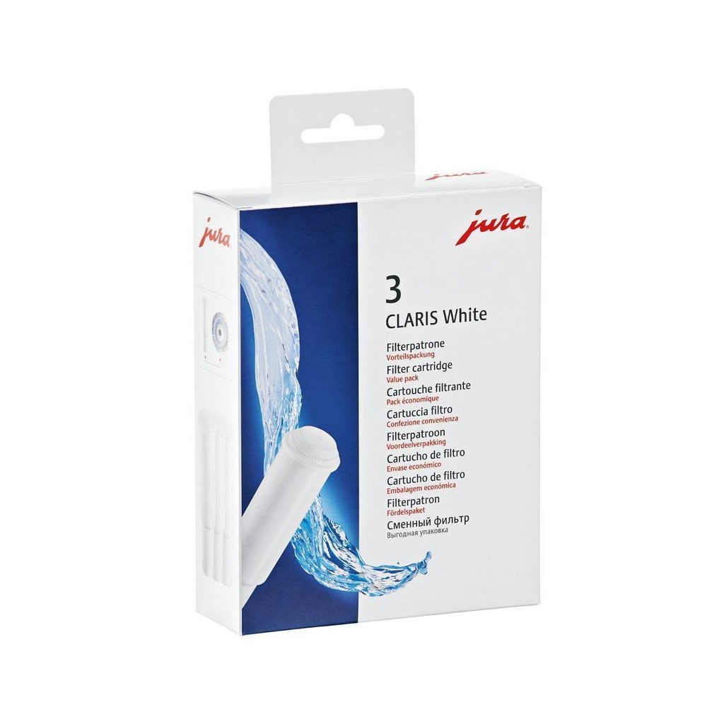 Produktbild Kalk- und Wasserfilter - JURA CLARIS White Filterpatrone 3er Set