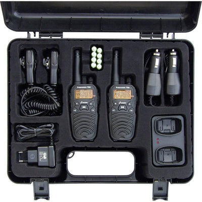 freecomm 700 Funkkoffer PMR Funkgerät schwarz