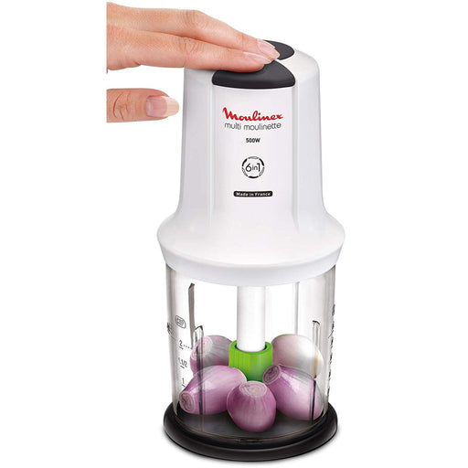 Produktbild Standmixer - Moulinex AT7231 Multi Moulinette 6in1 Zerkleiner weiß/dunkelgrau