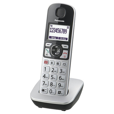 KX-TGE510GS Senioren-Telefon silber/schw
