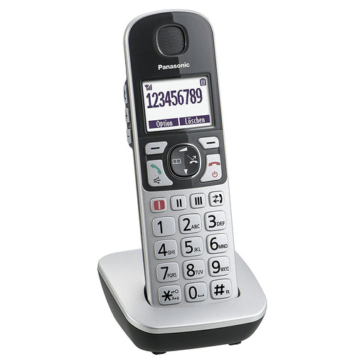 Produktbild Seniorentelefon - Panasonic KX-TGE510GS Senioren-Telefon silber/schw