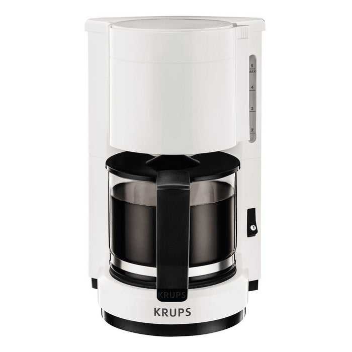 Krups F183-0110 AromaCafe 5 Filterkaffeemaschine weiß/schwarz