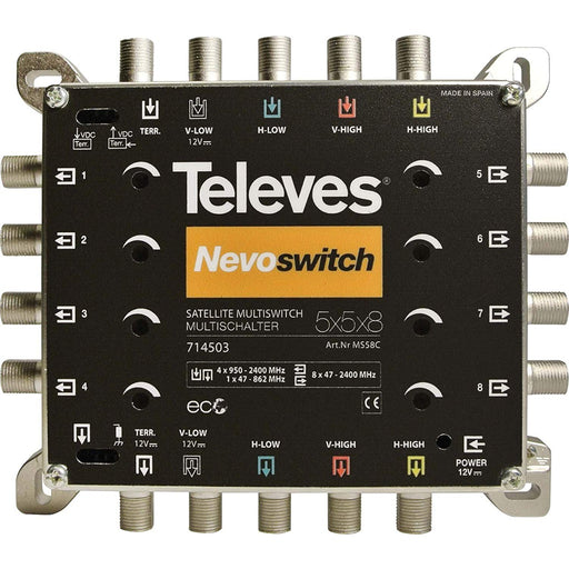 Produktbild SAT-Multischalter - Televes MS58C Nevoswitch Multischalter