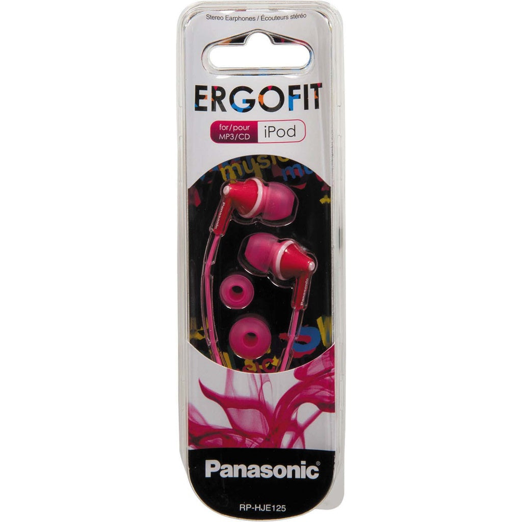Produktbild In-Ear-Kopfhörer - Panasonic RP-HJE 125 E-P In-Ear Kopfhörer pink