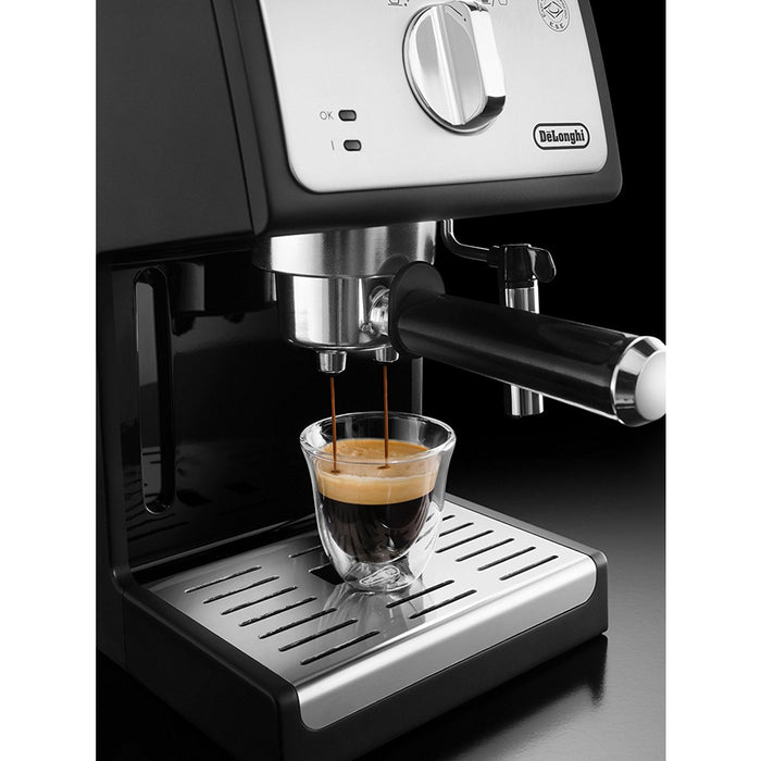 De’Longhi ECP 33.21.BK Espressomaschine  schwarz silber