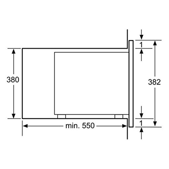 Bosch BEL554MB0 Mikrowelle 25 L schwarz