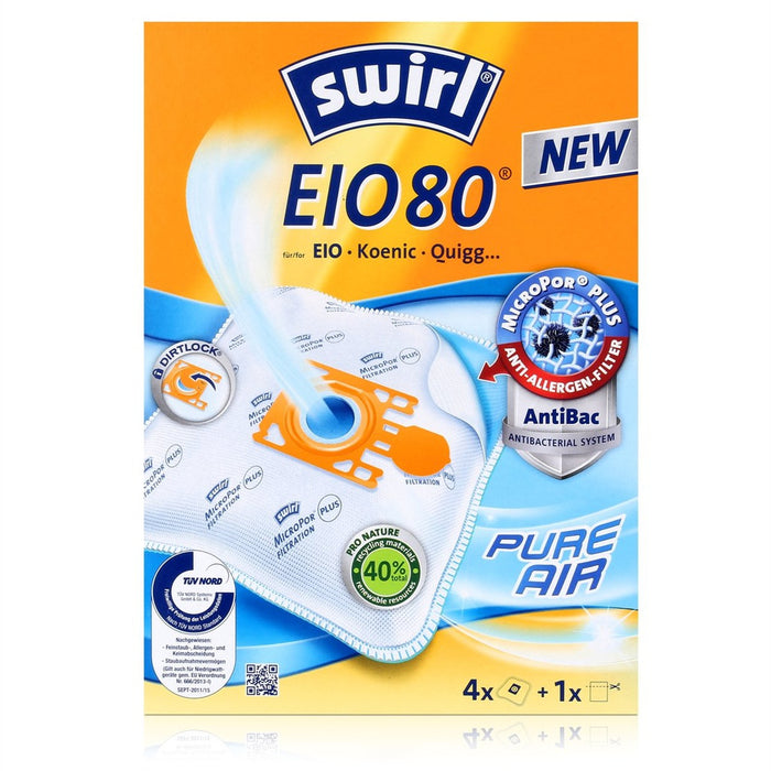 Swirl EIO 80 MP Plus AirSpace Staubsaugerbeutel