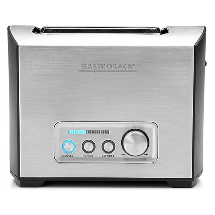 Gastroback Design Pro 2S 9 2-Scheiben Toaster 950 W Edelstahl / Schwarz