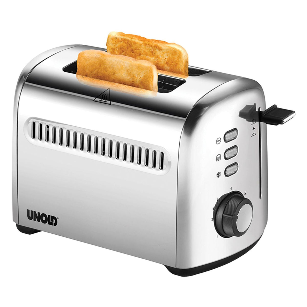 Produktbild Toaster - Unold 38326 Toaster 2er Retro edelstahl