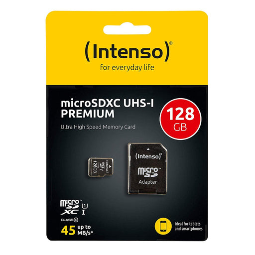 Produktbild Speicherkarte - Intenso Micro SD-XC Karte Speicherkarte 128GB