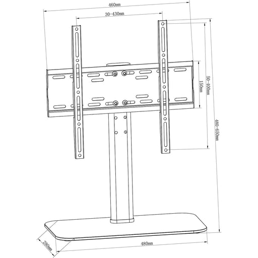Produktbild TV-Standfuß - My Wall HP 2 BL Standfuß für Flatscreen