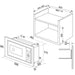 Amica EMW 13180 E Einbau-Mikrowelle edelstahl