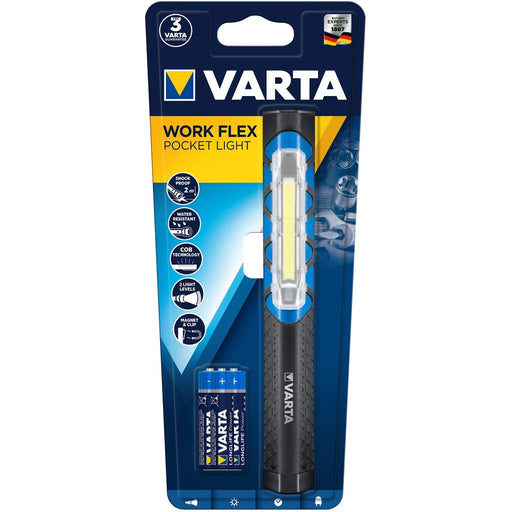 Produktbild LED Taschenlampe - Varta Work Flex Pocket Light Arbeitsleuchte