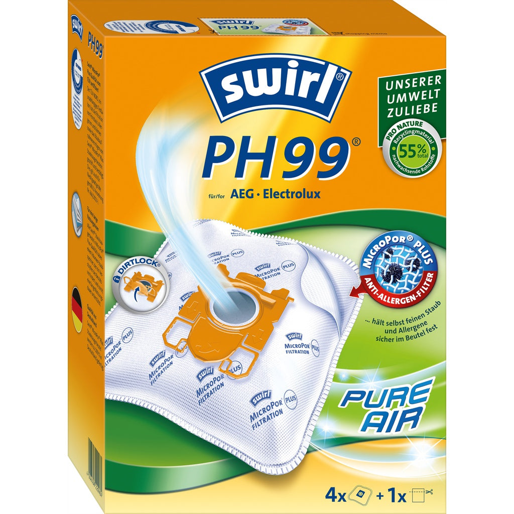 Produktbild Staubsaugerbeutel - Swirl PH 99 MicroPor Plus Staubsaugerbeutel