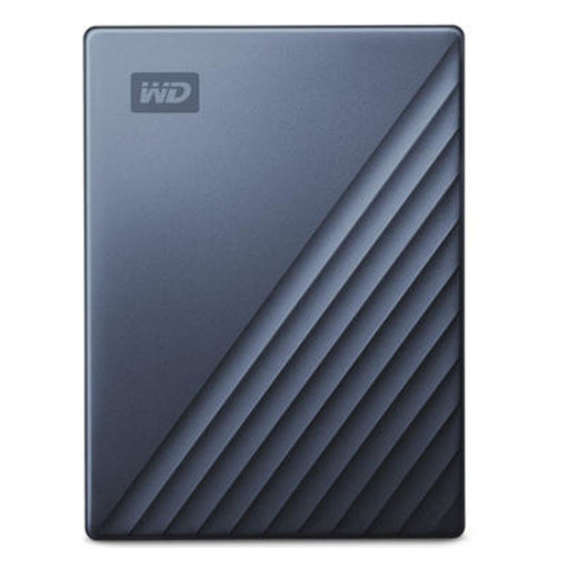 Produktbild externe HDD-Festplatte - Western Digital My Passport Ultra 2TB USB Festplatte blau