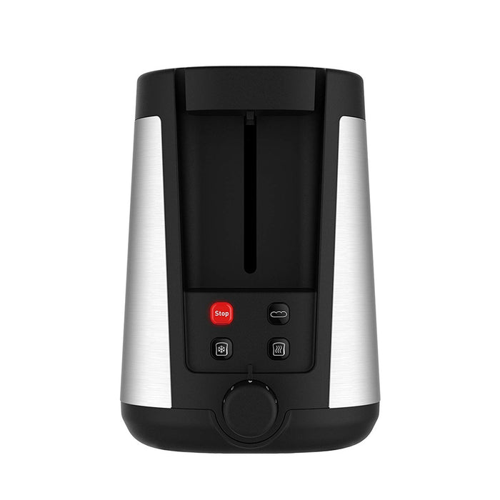 Tefal Element TL4308 2-Scheiben Langschlitztoaster 1000 W Edelstahl / Schwarz