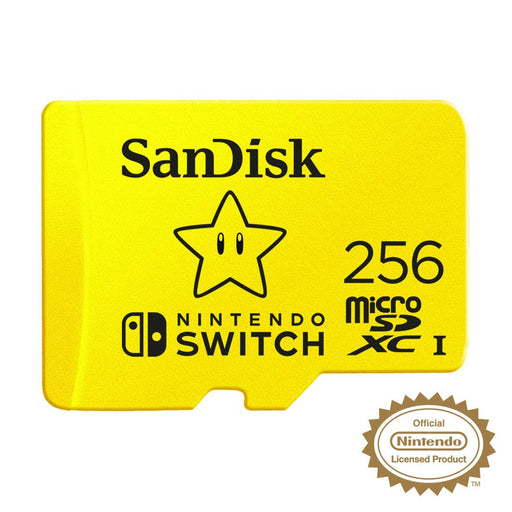 Produktbild Speicherkarte - SanDisk microSDXC UHS-I Speicherkarte 256GB für Nintendo Switch