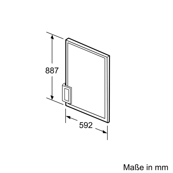 Siemens KF20ZAX0 Frontverkleidung