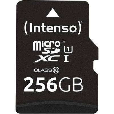 Micro SDXC Karte Speicherkarte 256GB  UHS-I Premium mit Adapter