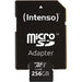 Intenso Micro SDXC Karte Speicherkarte 256GB  UHS-I Premium mit Adapter