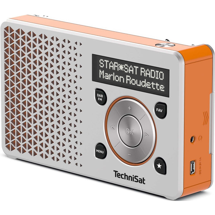 Technisat DIGITRADIO 1 portable weiß/orange
