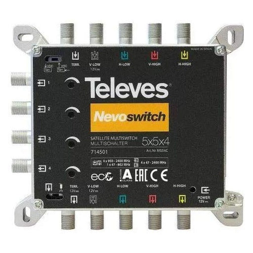 Produktbild SAT-Multischalter - Televes MS54C Nevoswitch Multischalter