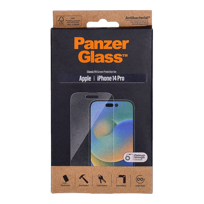Anti-Bacterial Screen Protector Classic Fit passend für Apple iPhone 14 Pro