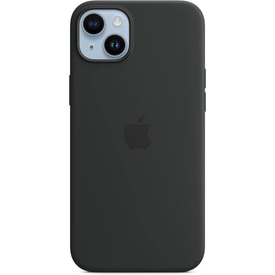 Silikon Case mit MagSafe für iPhone 14 Plus Mitternacht