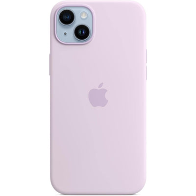 Silikon Case mit MagSafe für iPhone 14 Plus Flieder