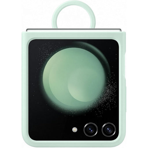 Produktbild Smartphone-Hülle - Samsung Silikon Case mit Ring Mint passend für Galaxy Z Flip5
