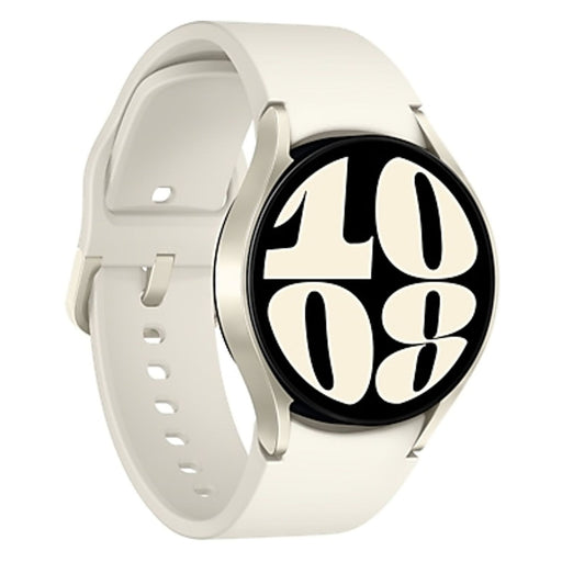Produktbild Smartwatch - Samsung Galaxy Watch6 40mm 4G Gold Aluminiumgehäuse mit Silikonarmband Beige