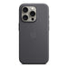 Apple iPhone 15 Pro Feingewebe Case schwarz mit MagSafe