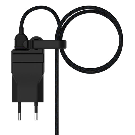 Produktbild USB-Ladegerät - UNISYNK Netzstecker inkl. USB auf Lighning Kabel 1,2m schwarz