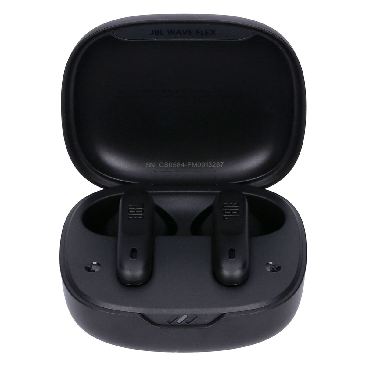 Produktbild wireless Kopfhörer - JBL Wave Flex In-Ear Kopfhörer in schwarz