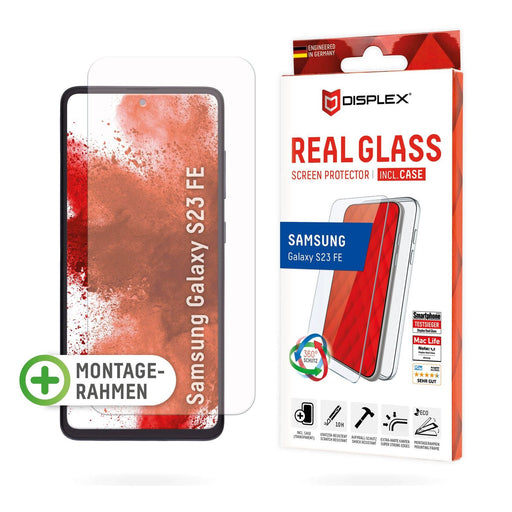 Produktbild Displayschutzglas - Displex Displayschutzglas Samsung Galaxy S23 FE inkl. Case