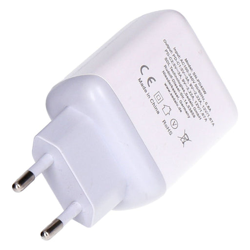 Produktbild USB-Ladegerät - SDL 40W Dual USB-C Ladegerät Type C Port weiß