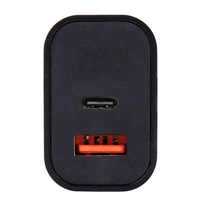 SDL 18W Dual USB-C/A Ladegerät schwarz