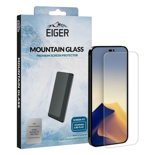 Produktbild Displayschutzglas - Eiger Mountain Glass Iphone 14 Pro Max Displayschutz Standart 2.5D Flat