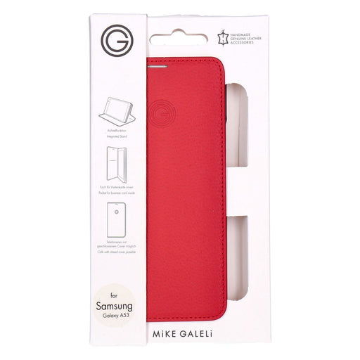 Produktbild Smartphone-Hülle - Mike Galeli Book Case Marc Samsung Galaxy A53 rot Leder Cover