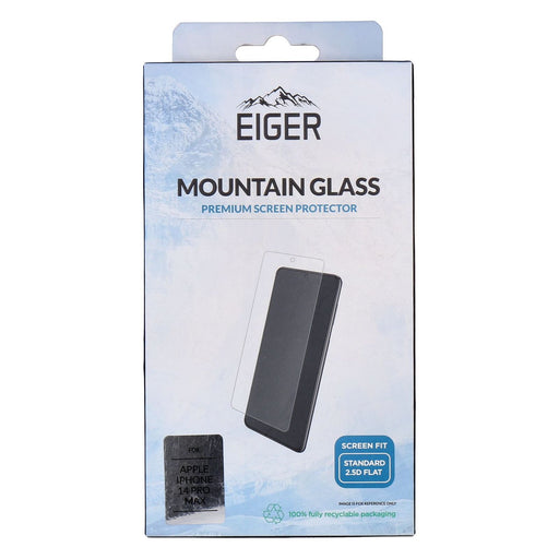 Produktbild Displayschutzglas - Eiger Mountain Glass Iphone 14 Pro Max Displayschutz Screen Fit 3D Edge