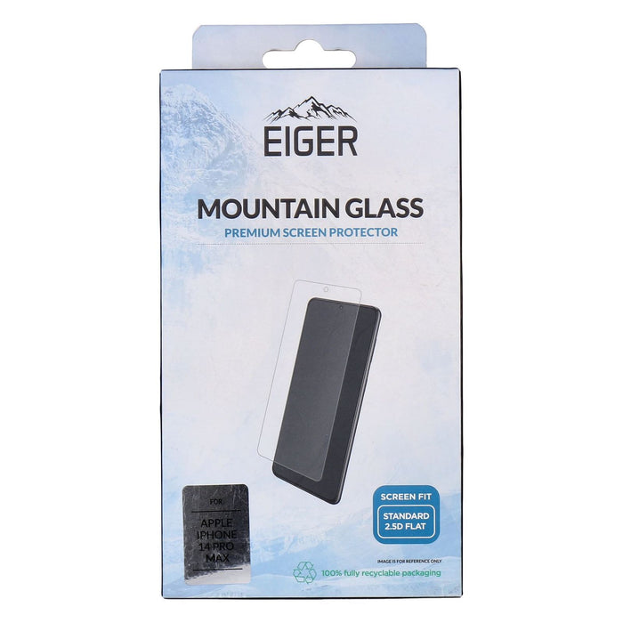 Eiger Mountain Glass Iphone 14 Pro Max Displayschutz Screen Fit 3D Edge