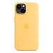 Apple iPhone 14 Pro Silikon Case Sunglow gelb mit Magsafe