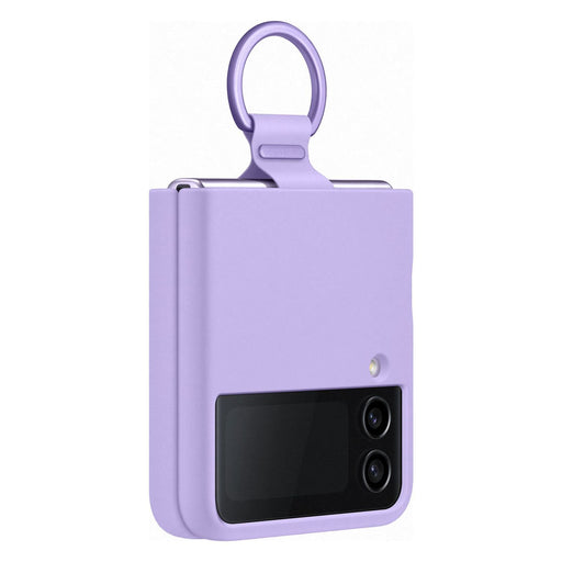 Produktbild Smartphone-Hülle - Samsung Silicone Cover with Ring (Galaxy Z Flip 4) Bora Purple